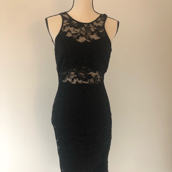 Used Hommage Los Angeles Laced Dress - Picture 2 of 7